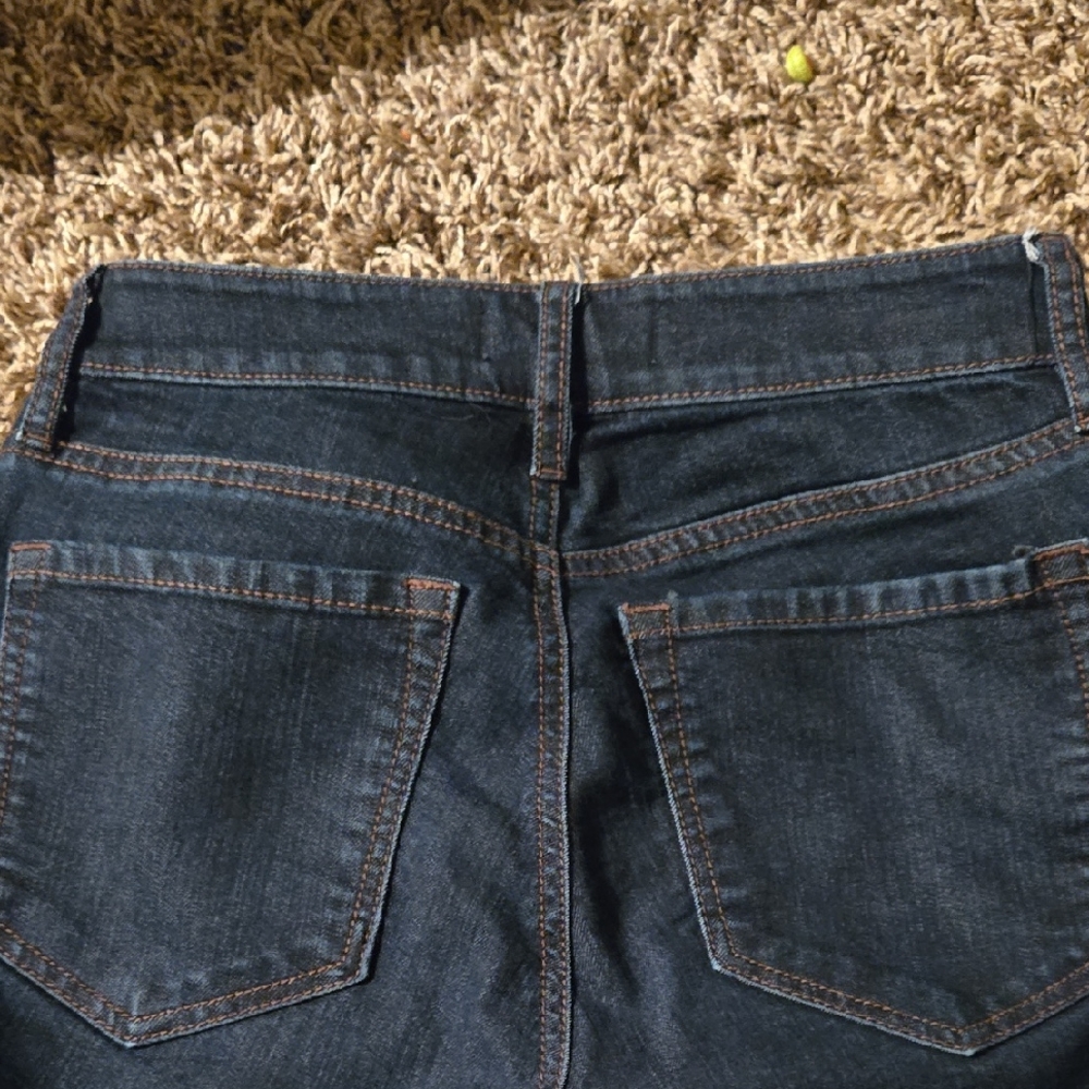 LOFT Dark Blue Straight Leg Jeans